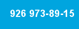 926 973-89-15 926 973-89-15